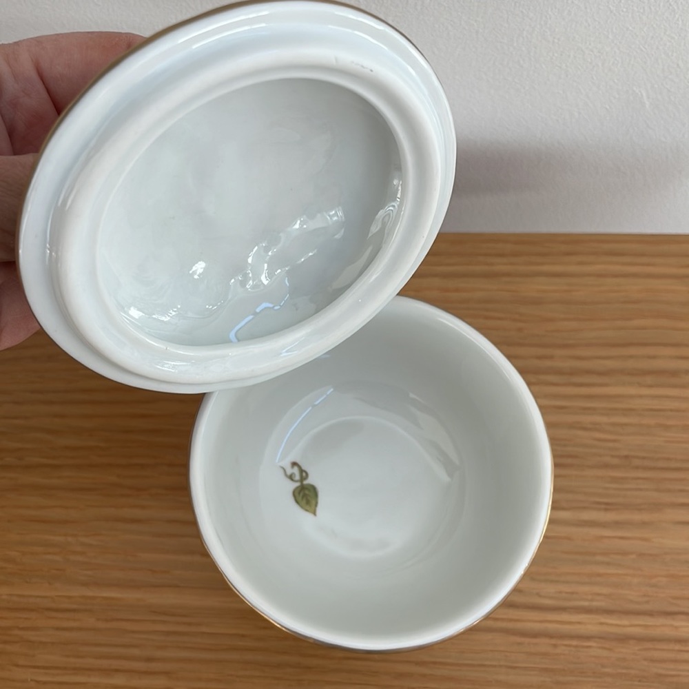 NWOT Anna Weatherley Rare Butterfly and Flower Handpainted 3 Piece Tea Set - Picture 5 of 17